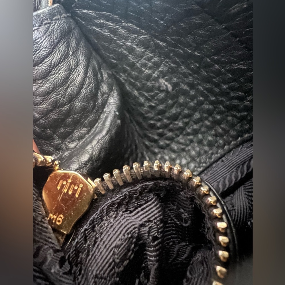 Prada Black Slouchy Shoulder Bag - Picture 12 of 16